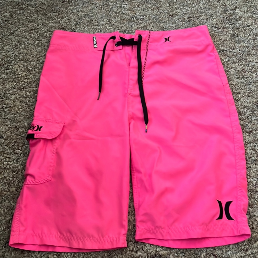 Pink Hurley Board Shorts